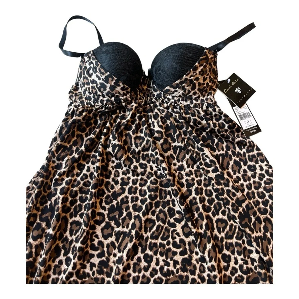 Carrie Amber Intimates Cheetah Print Babydoll size M (juniors) - Picture 5 of 13